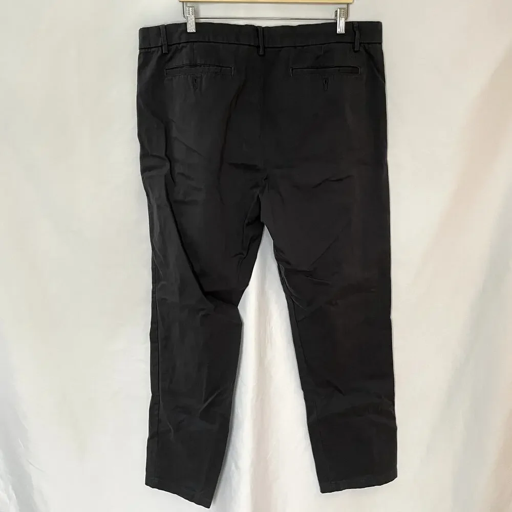 Banana Republic gray pants men's trousers 40 x 32 cotton blend work pants